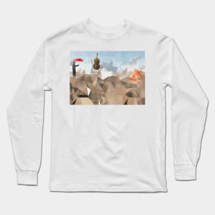 Abstract desert scene Long Sleeve T-Shirt